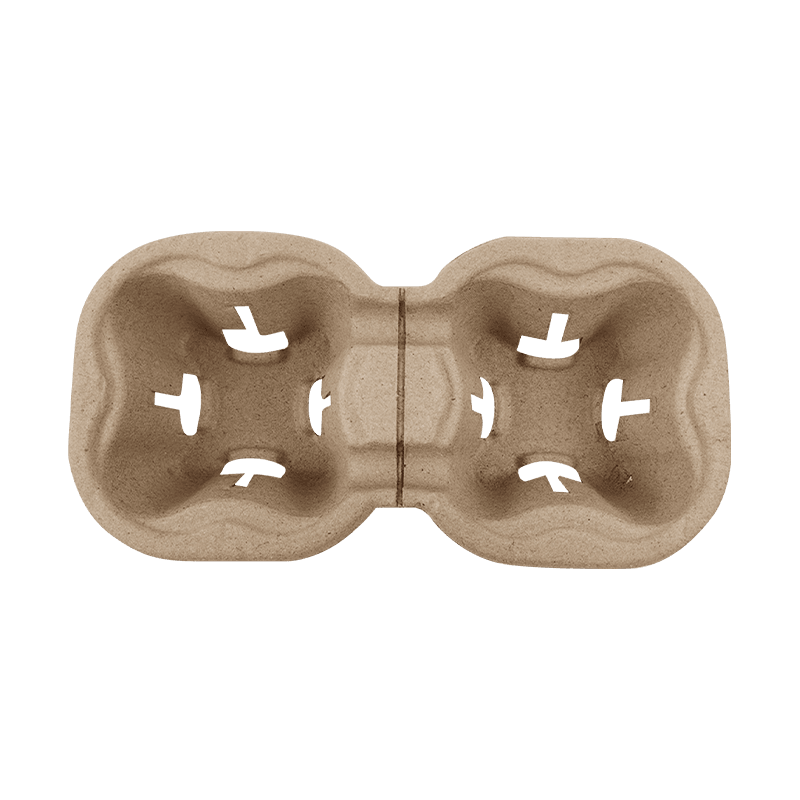 2 কাপ ড্রিংক ক্যারিয়ার ট্রে