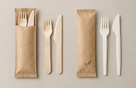 কেন ডিসপোজেবল কাটলারি কিটগুলি প্লাস্টিক-মুক্ত হওয়া সবচেয়ে কঠিন আইটেম